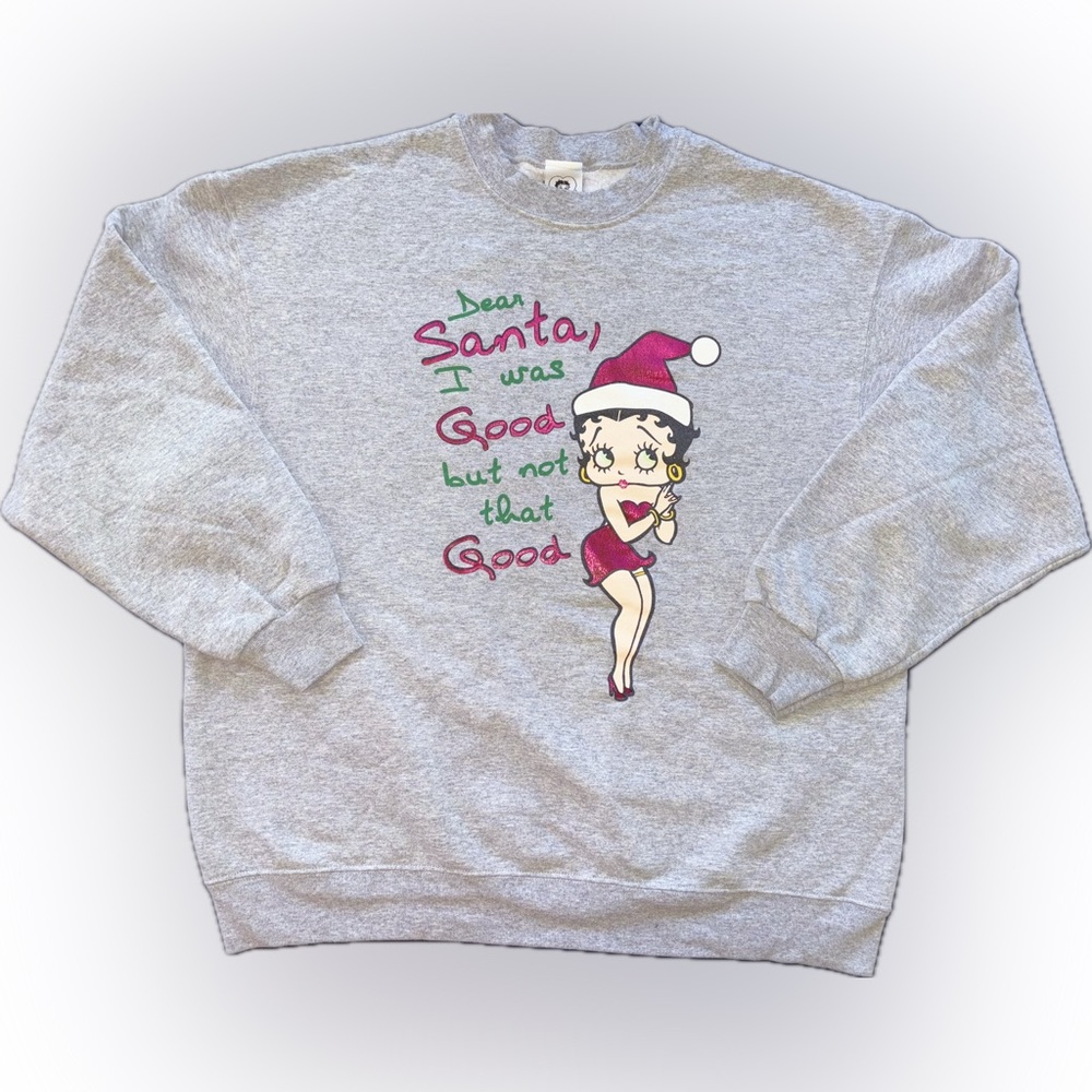 Vintage Y2K Betty Boop Christmas Crewneck
